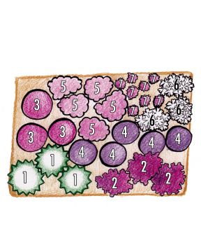 Purppurailta 3 -perennapenkki 23 kpl