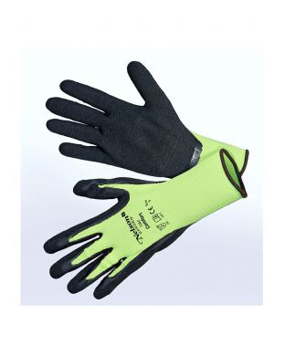 Puutarhakäsine Comfort lime/musta koko 9