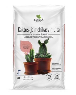Kekkilä Kaktus- ja mehikasvimulta 6 l