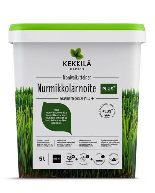 Kekkilä Nurmikkolannoite PLUS+ 5 l