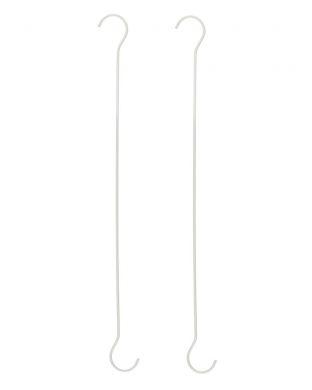 Tarmo ripustuskoukut valkoinen 60 cm 2 kpl