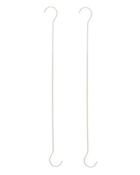 Tarmo ripustuskoukut valkoinen 60 cm 2 kpl