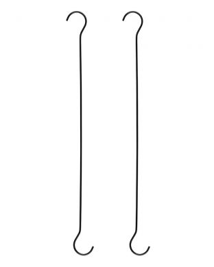 Tarmo ripustuskoukut musta 60 cm 2 kpl