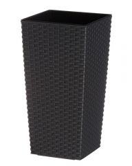 Ruukku Rattan harmaa 25 x 46,5 cm