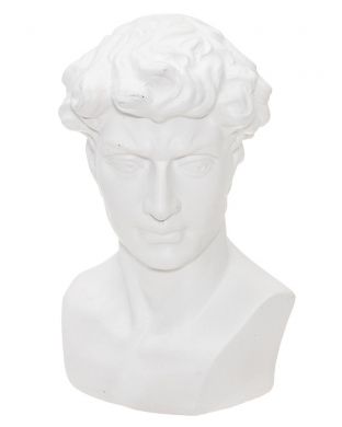 Patsas David valkoinen
