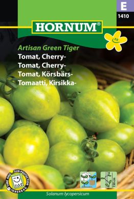 Kirsikkatomaatti Artisan Green Tiger